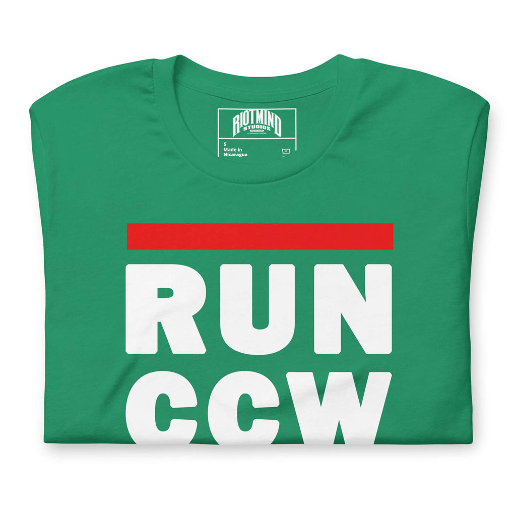 Concealed Carry RUN CCW Unisex t-shirt Product mockup