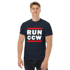 Concealed Carry RUN CCW Unisex t-shirt Product mockup