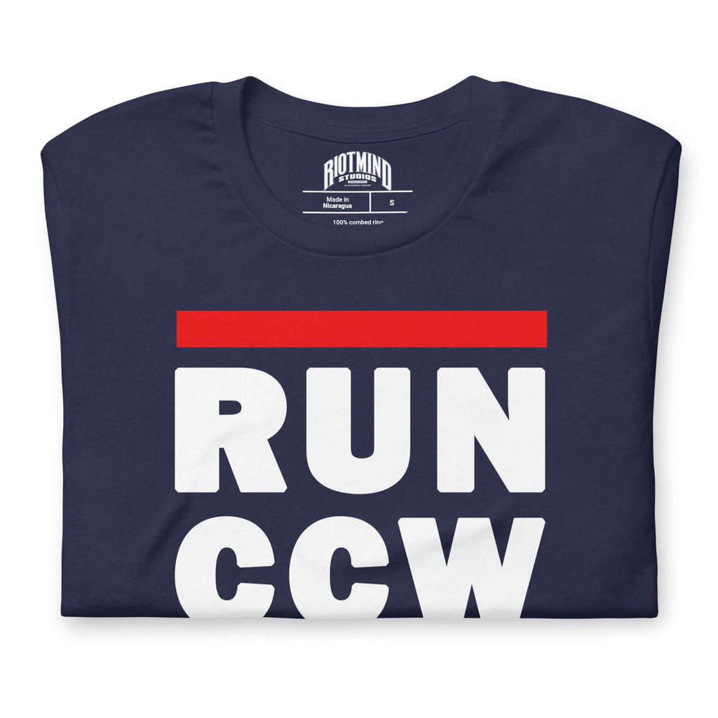Concealed Carry RUN CCW Unisex t-shirt Product mockup