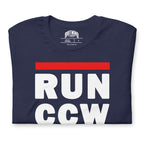 Concealed Carry RUN CCW Unisex t-shirt Product mockup