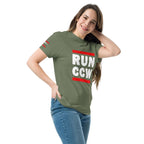 Concealed Carry RUN CCW Unisex t-shirt Product mockup