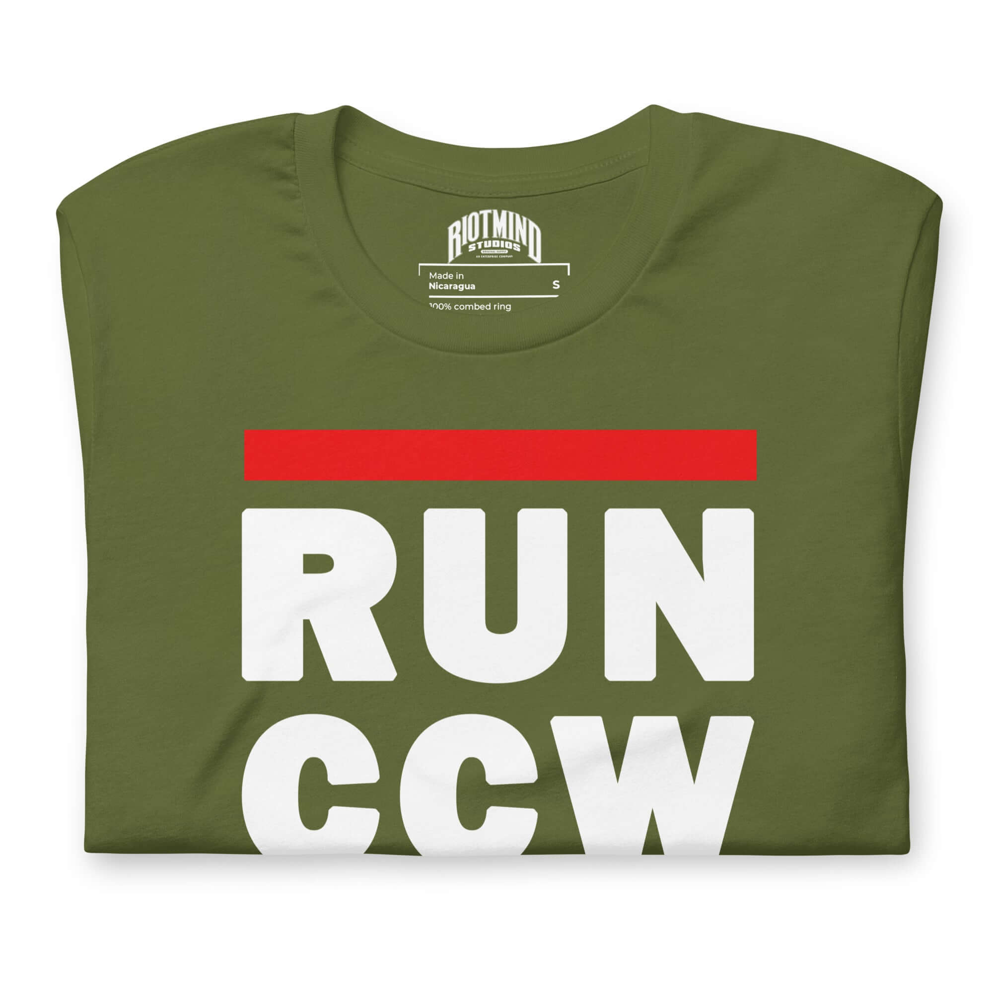 Concealed Carry RUN CCW Unisex t-shirt Product mockup