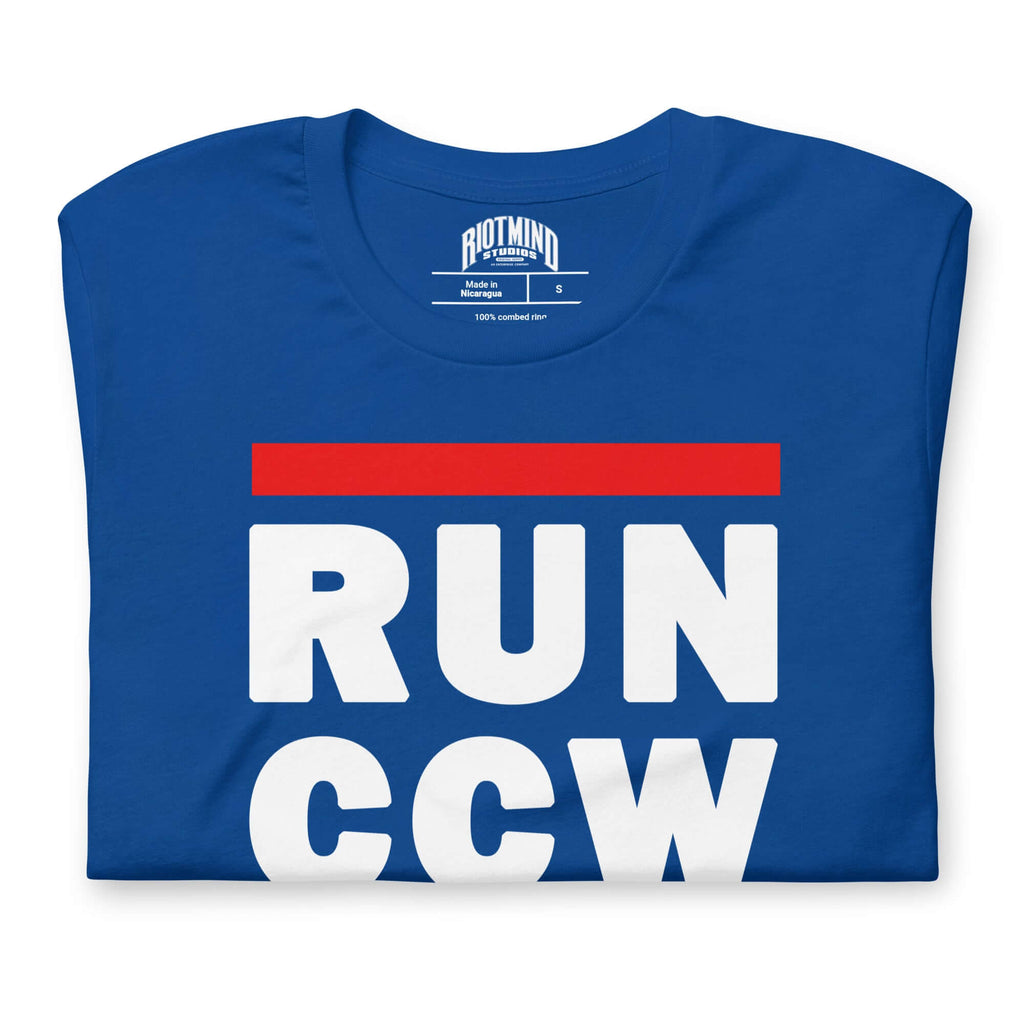 Concealed Carry RUN CCW Unisex t-shirt Product mockup