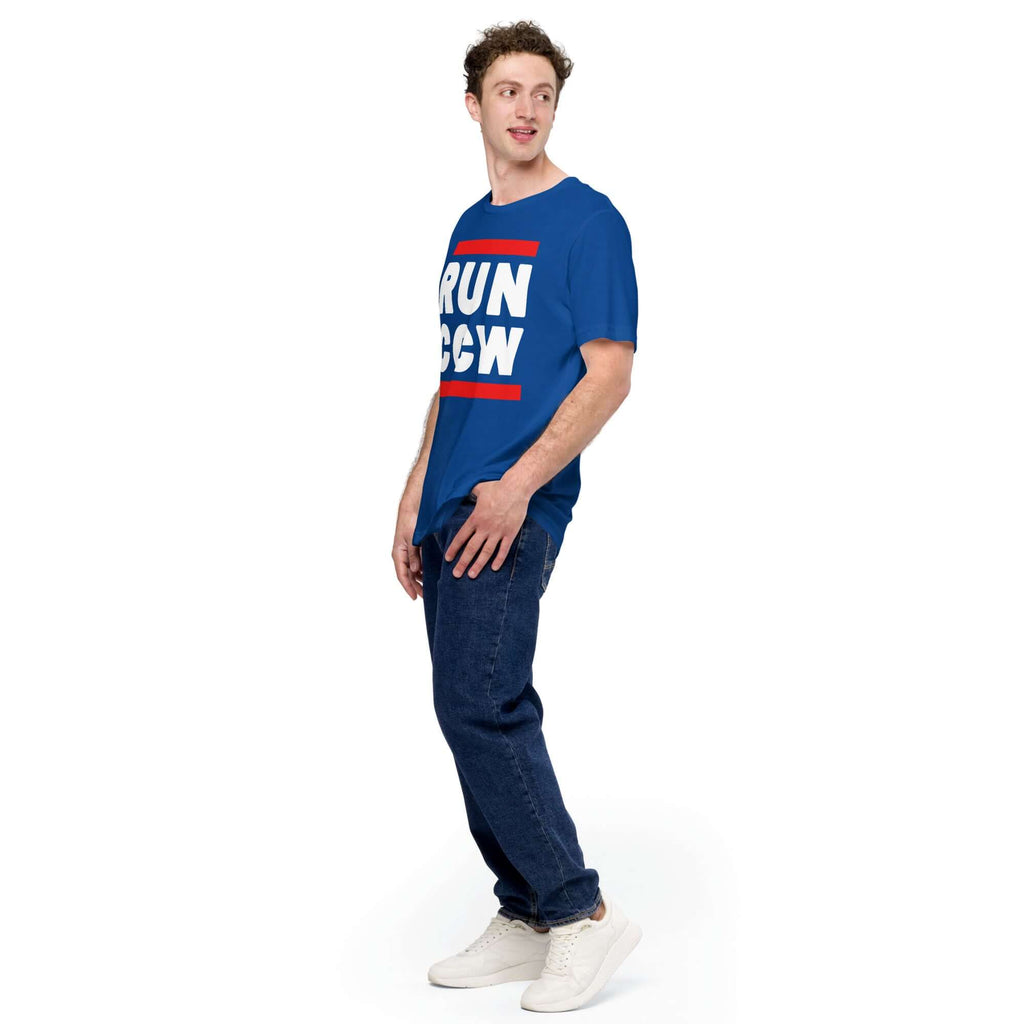Concealed Carry RUN CCW Unisex t-shirt Product mockup