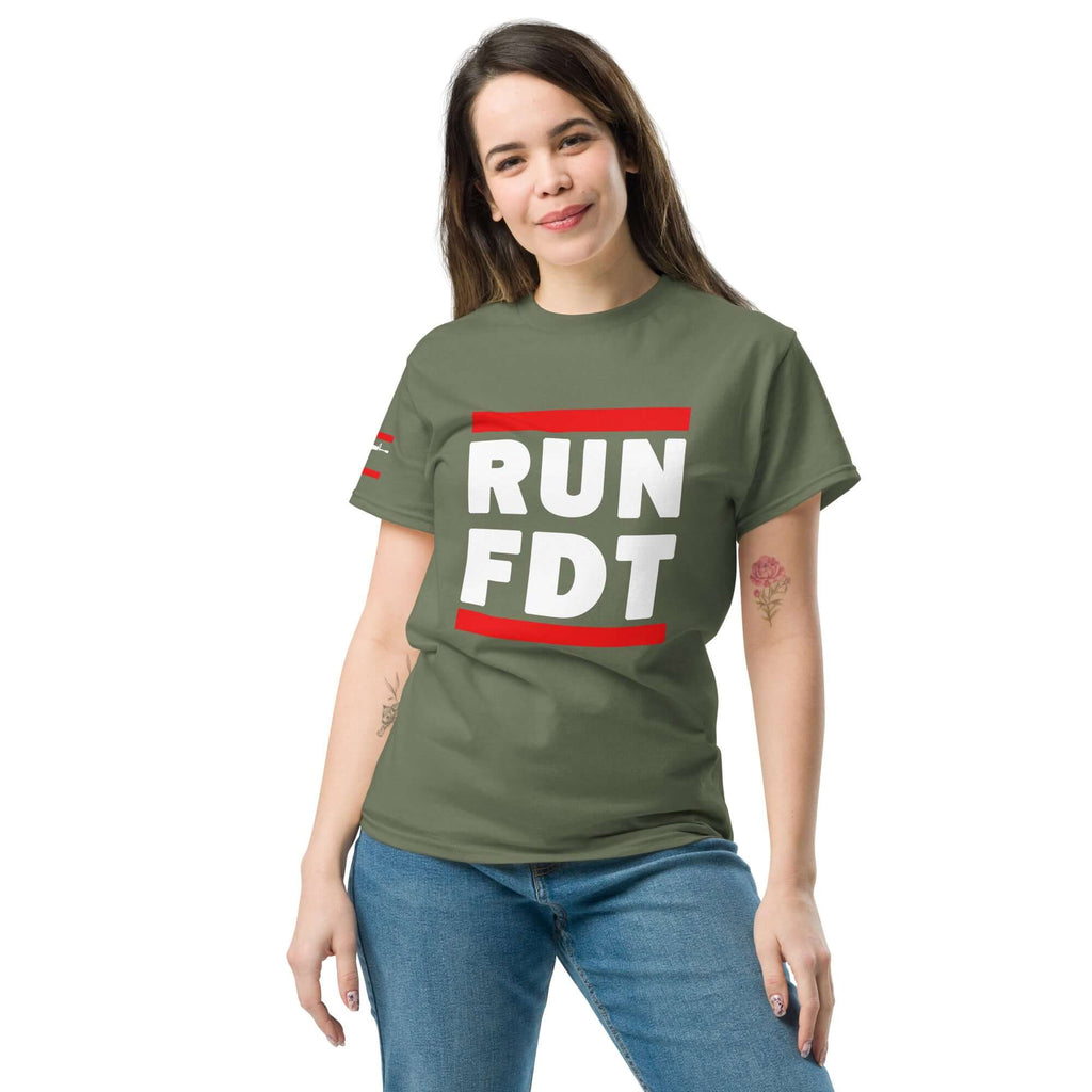 Call Sign RUN FDT Unisex t-shirt Product mockup