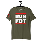 Call Sign RUN FDT Unisex t-shirt Product mockup