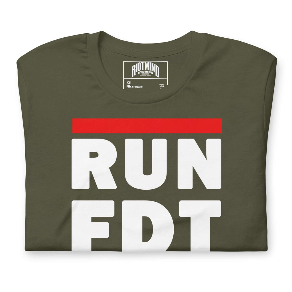 Call Sign RUN FDT Unisex t-shirt Product mockup