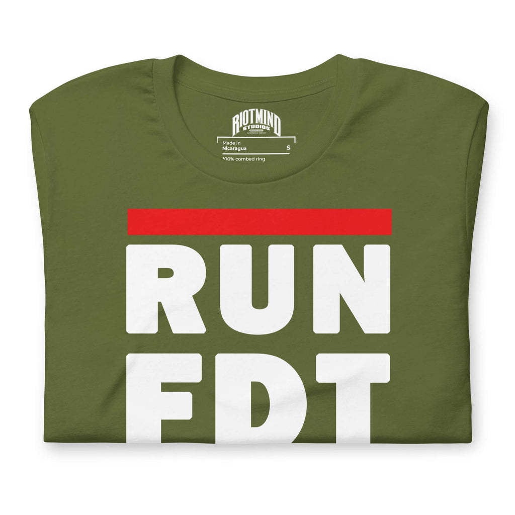 Call Sign RUN FDT Unisex t-shirt Product mockup