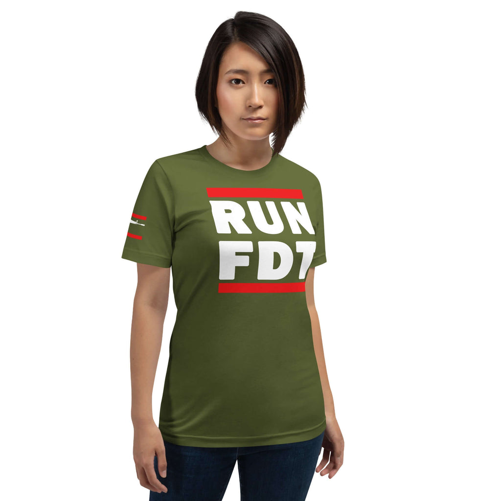 Call Sign RUN FDT Unisex t-shirt Product mockup