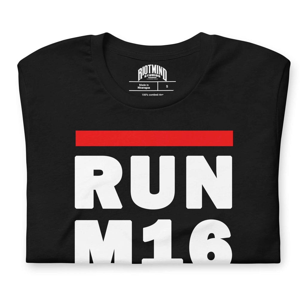 Rifle RUN M16 Unisex t-shirt