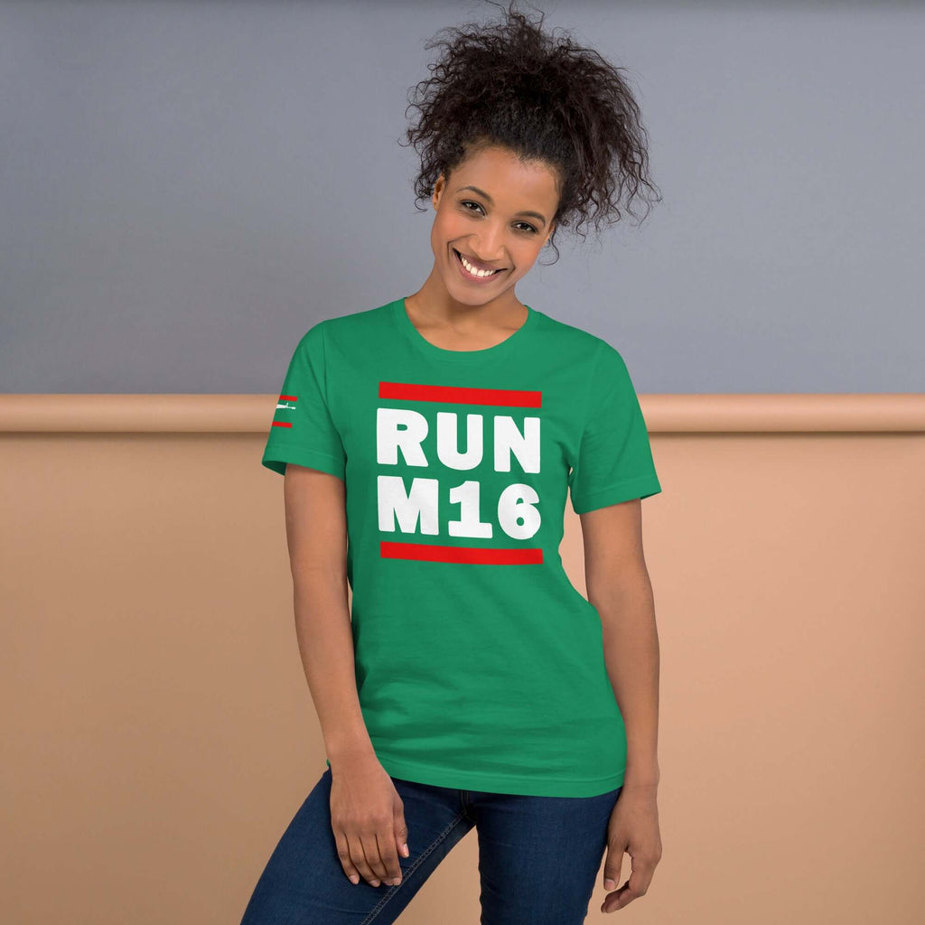 Rifle RUN M16 Unisex t-shirt