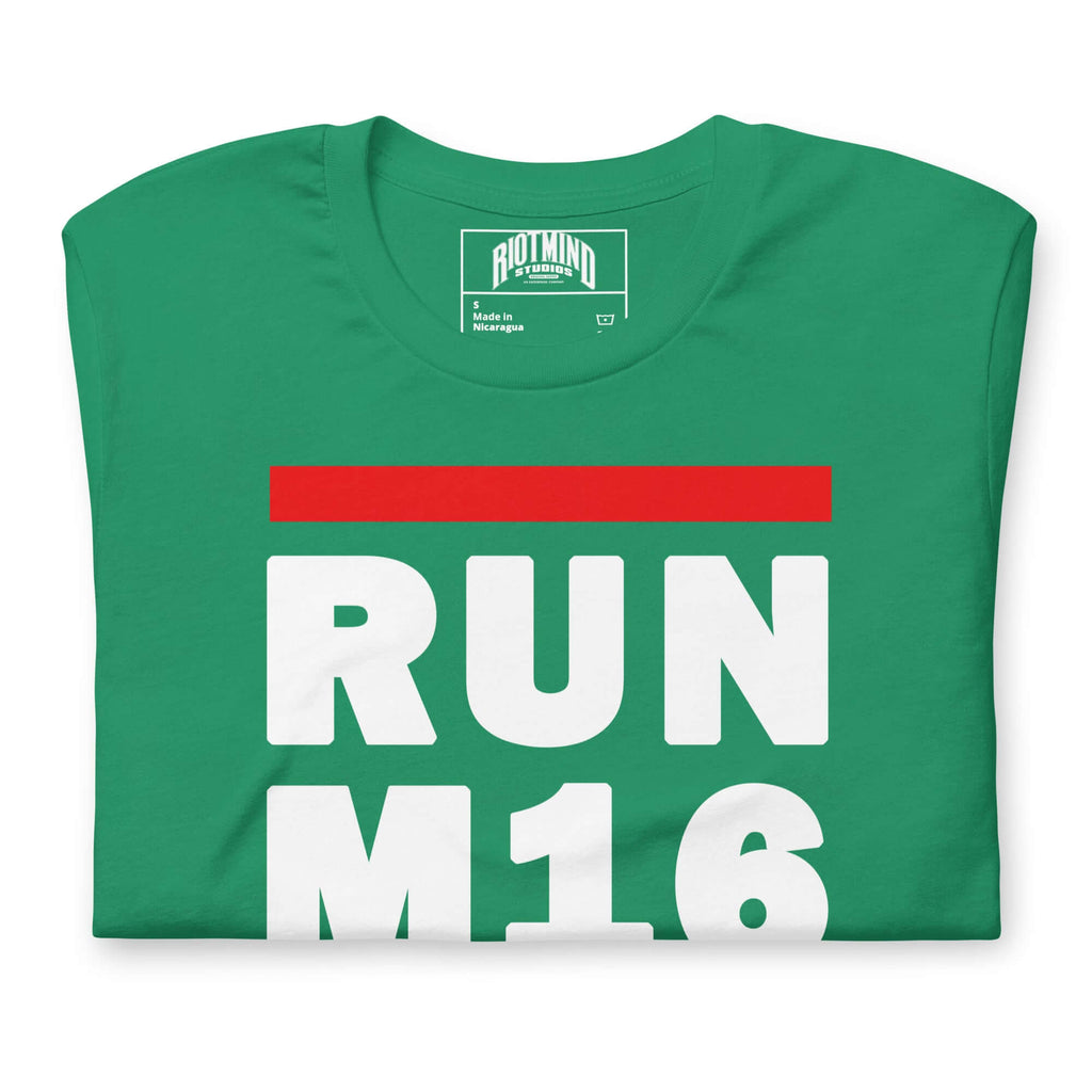 Rifle RUN M16 Unisex t-shirt
