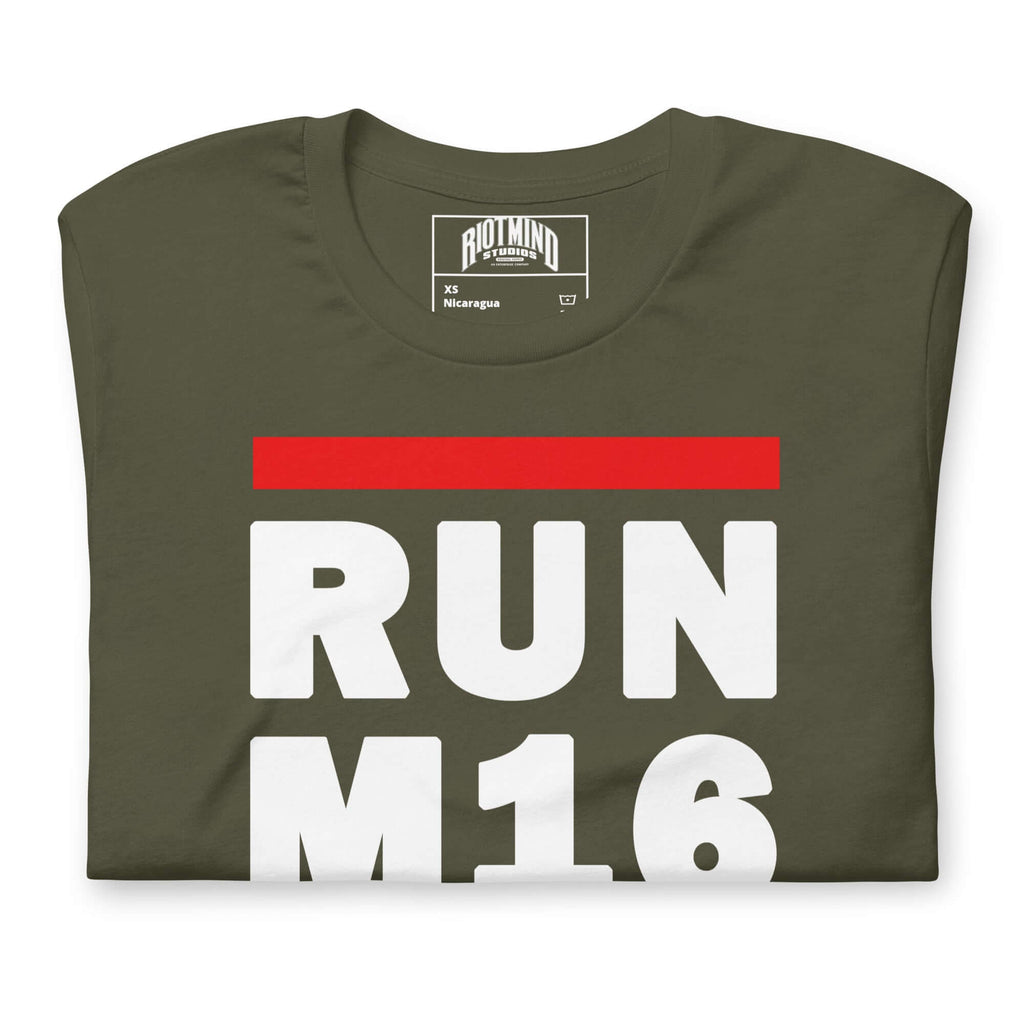 Rifle RUN M16 Unisex t-shirt