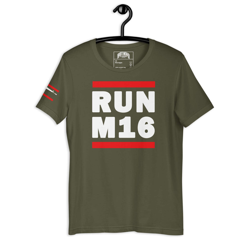Rifle RUN M16 Unisex t-shirt