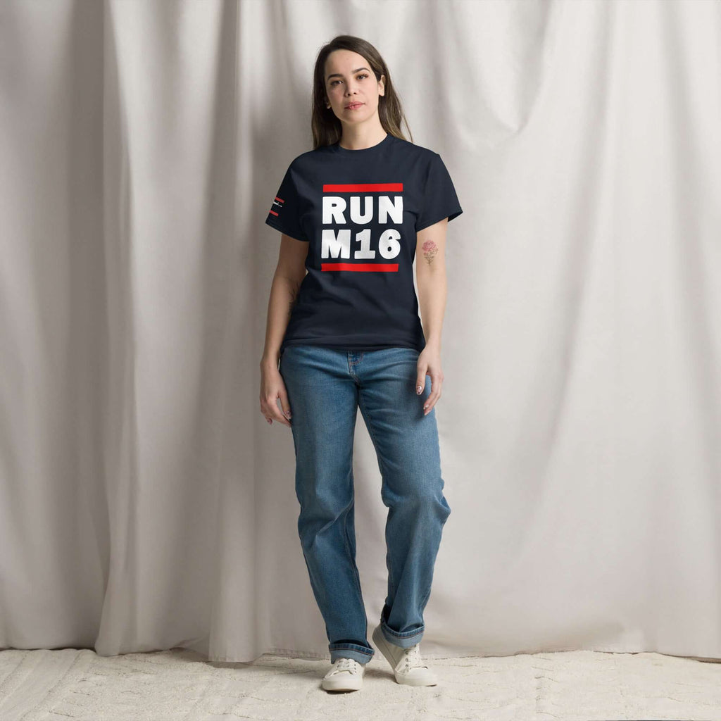 Rifle RUN M16 Unisex t-shirt
