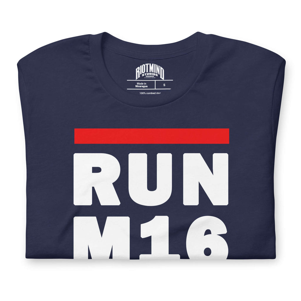 Rifle RUN M16 Unisex t-shirt