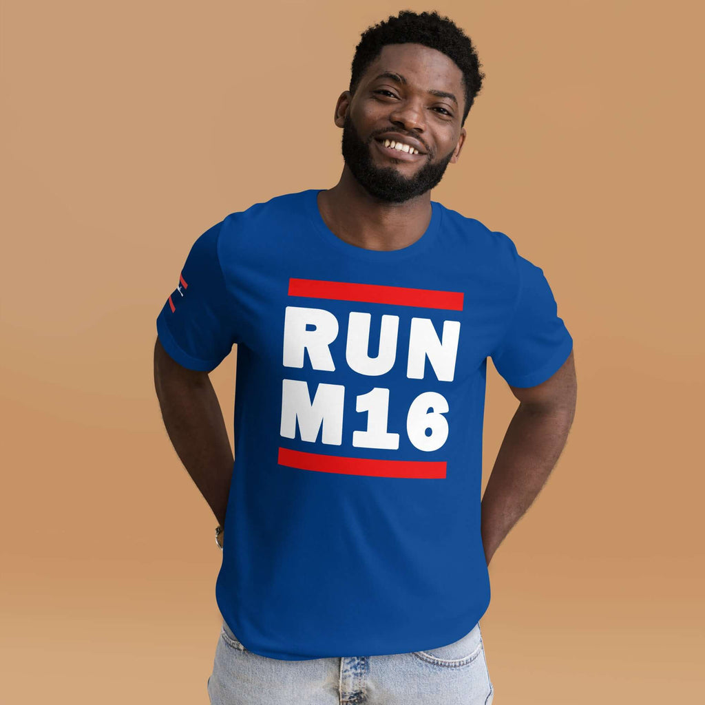 Rifle RUN M16 Unisex t-shirt
