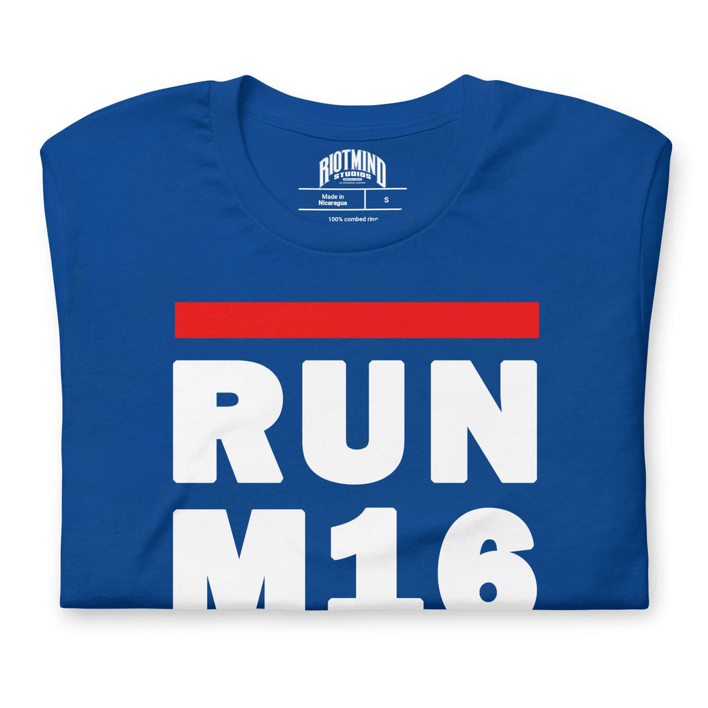 Rifle RUN M16 Unisex t-shirt