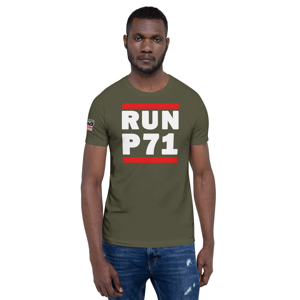Panther Platform RUN P71 Unisex t-shirt Product mockup