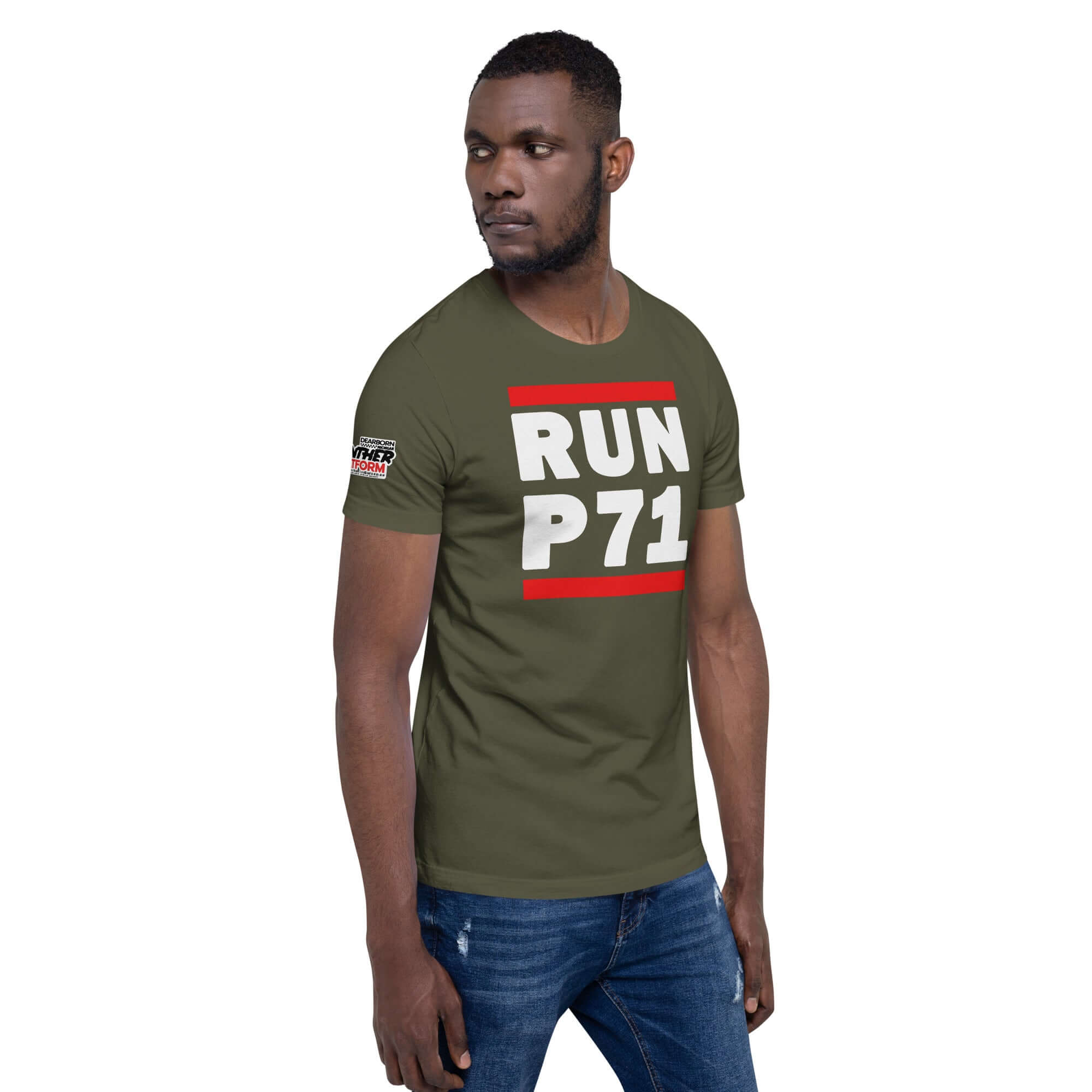 Panther Platform RUN P71 Unisex t-shirt Product mockup