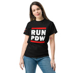 Personal Defense RUN PDW Unisex t-shirt Product mockup
