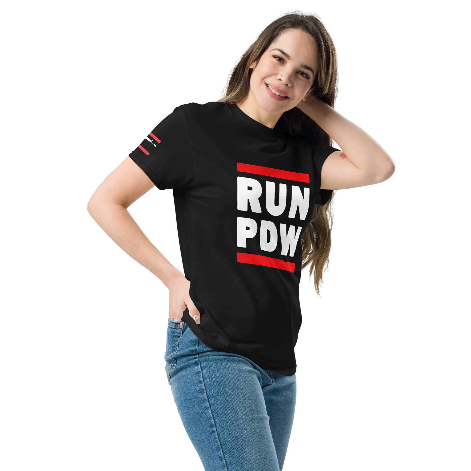 Personal Defense RUN PDW Unisex t-shirt Product mockup