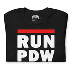 Personal Defense RUN PDW Unisex t-shirt Product mockup