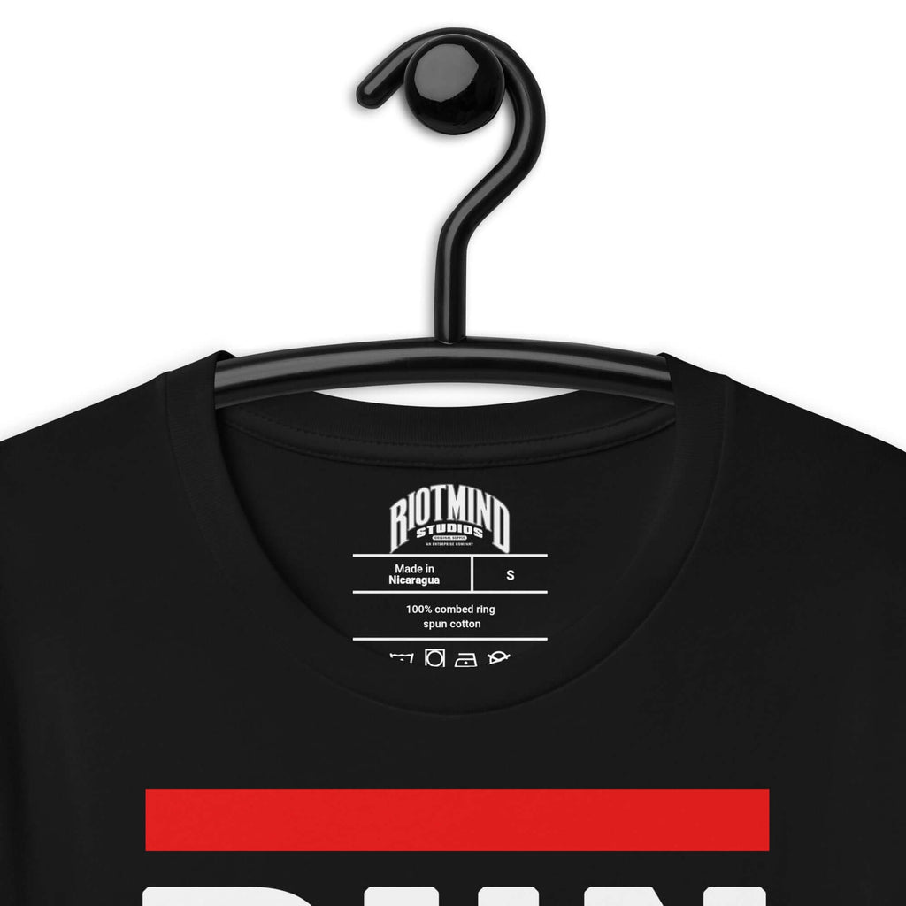 Personal Defense RUN PDW Unisex t-shirt Product mockup