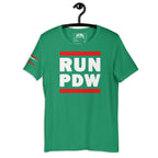 Personal Defense RUN PDW Unisex t-shirt Product mockup