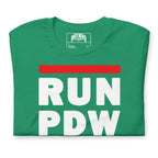 Personal Defense RUN PDW Unisex t-shirt Product mockup