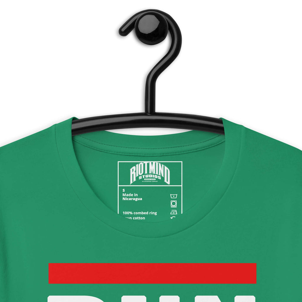 Personal Defense RUN PDW Unisex t-shirt Product mockup