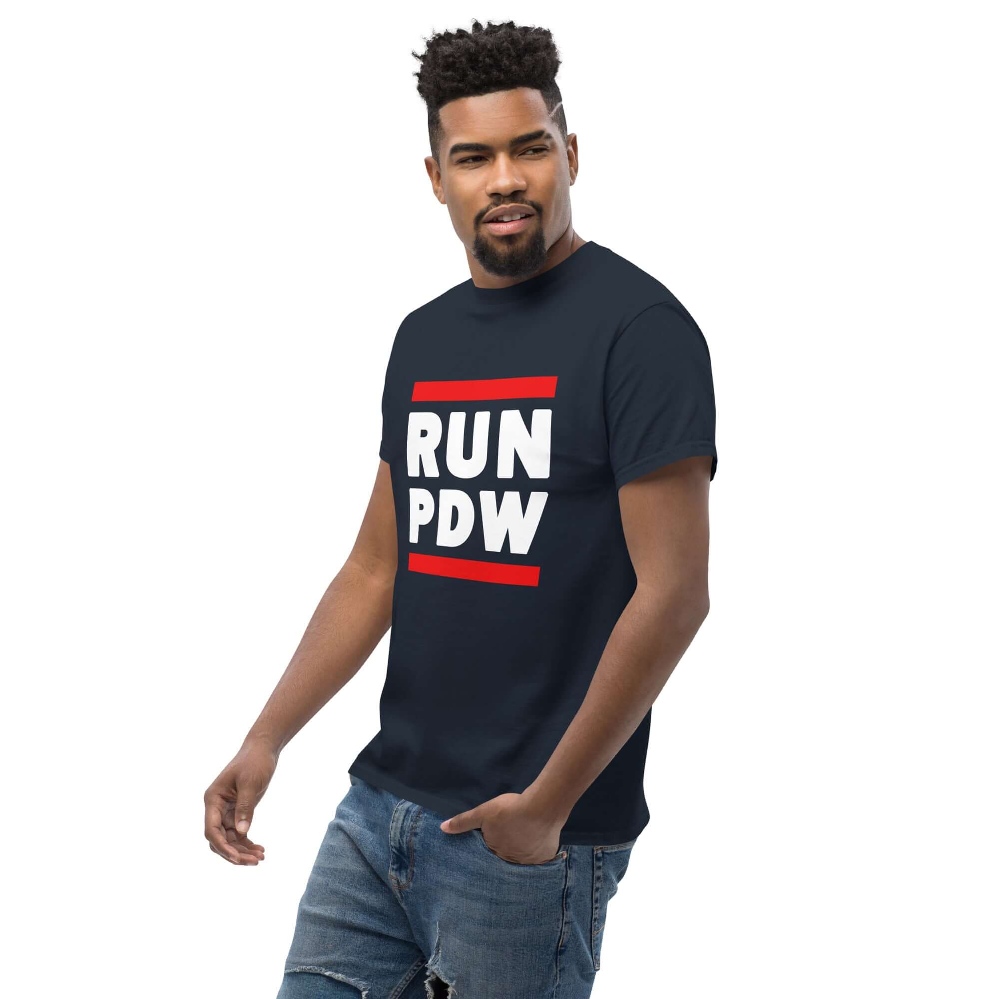 Personal Defense RUN PDW Unisex t-shirt Product mockup