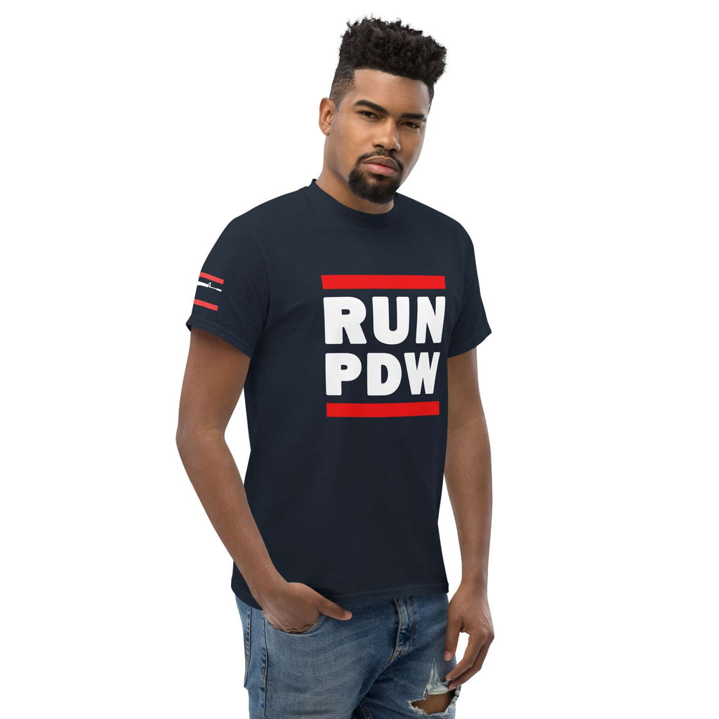 Personal Defense RUN PDW Unisex t-shirt Product mockup