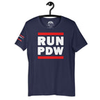 Personal Defense RUN PDW Unisex t-shirt Product mockup
