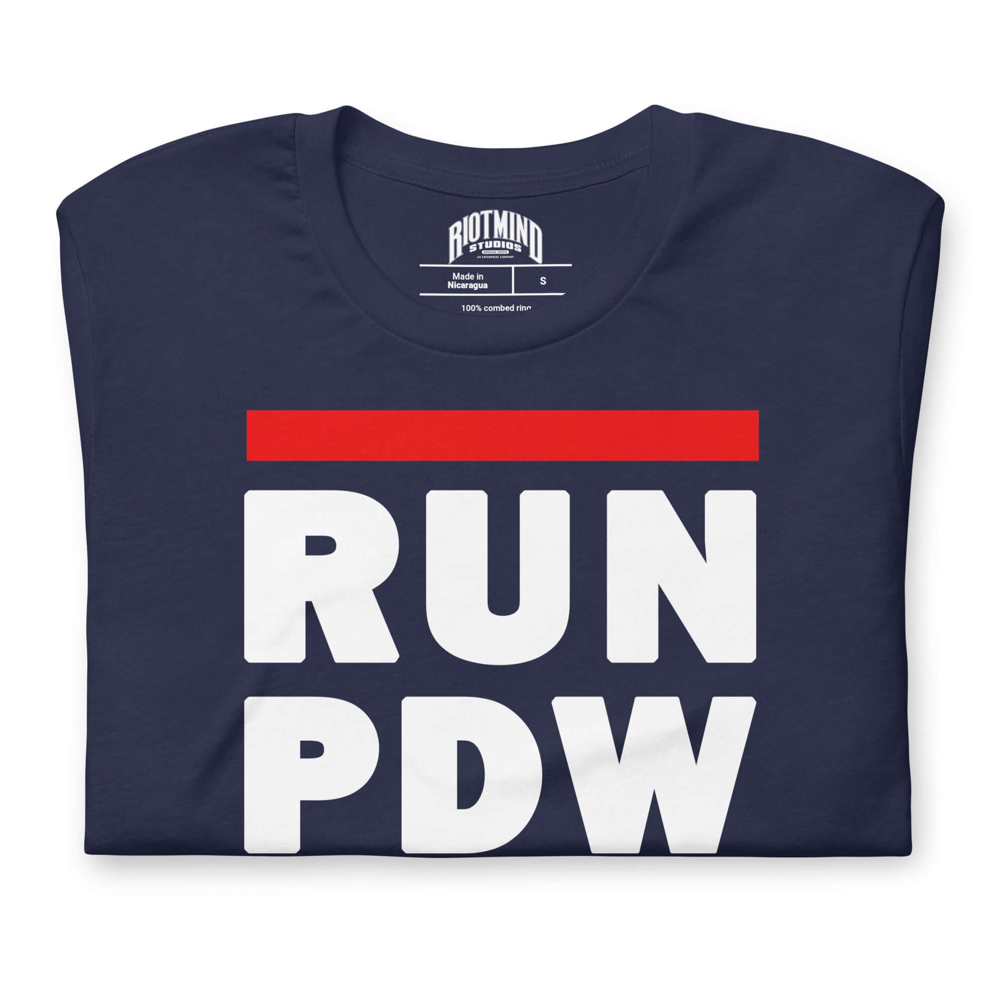 Personal Defense RUN PDW Unisex t-shirt Product mockup