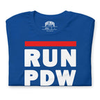 Personal Defense RUN PDW Unisex t-shirt Product mockup