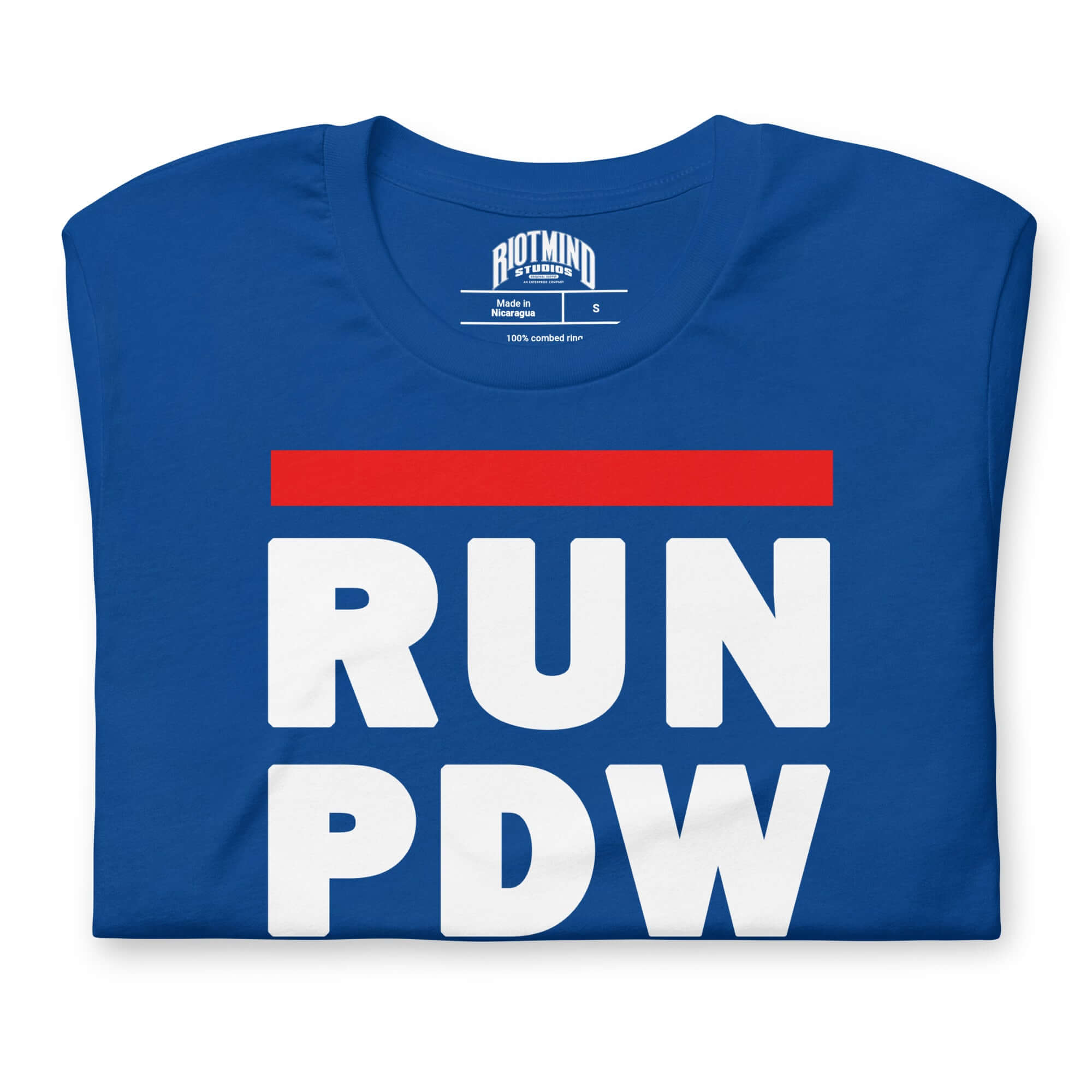 Personal Defense RUN PDW Unisex t-shirt Product mockup