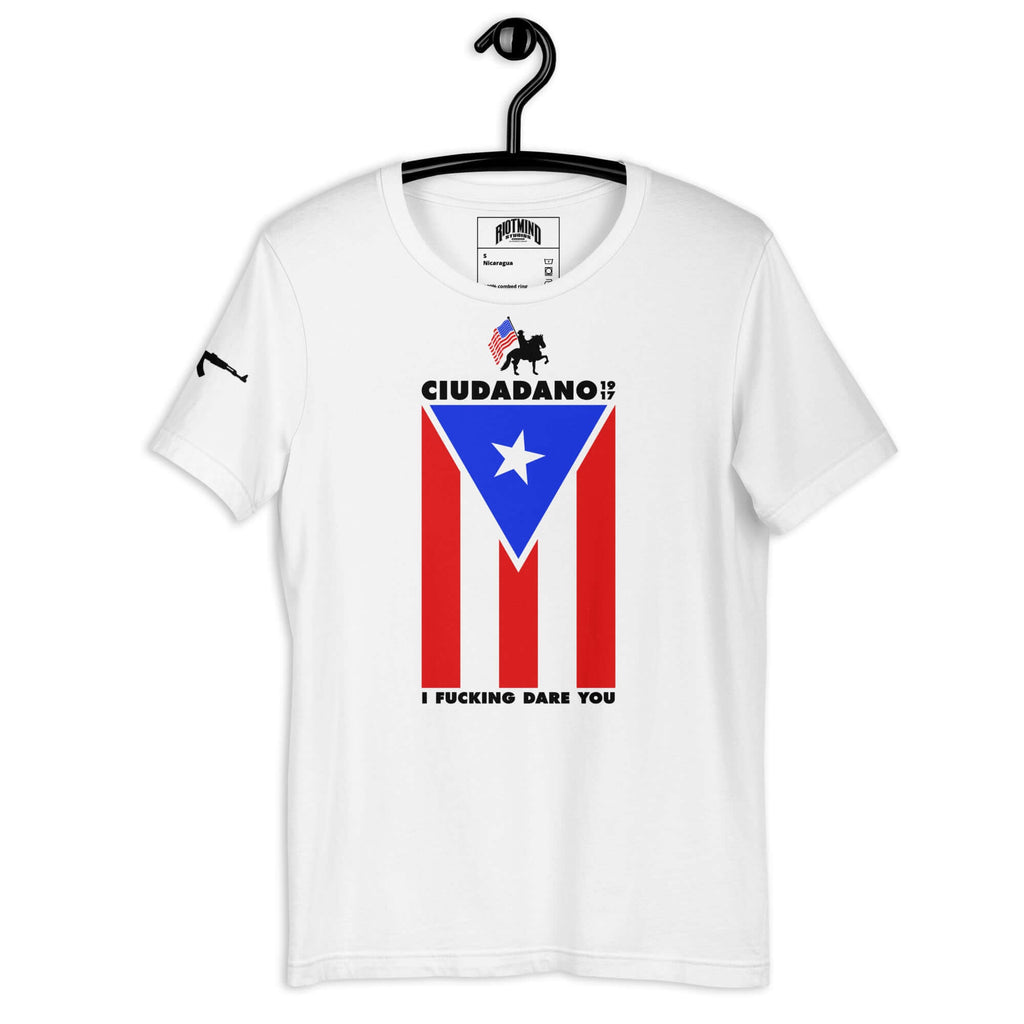 Taino Ciudadano Unisex t-shirt product mockup