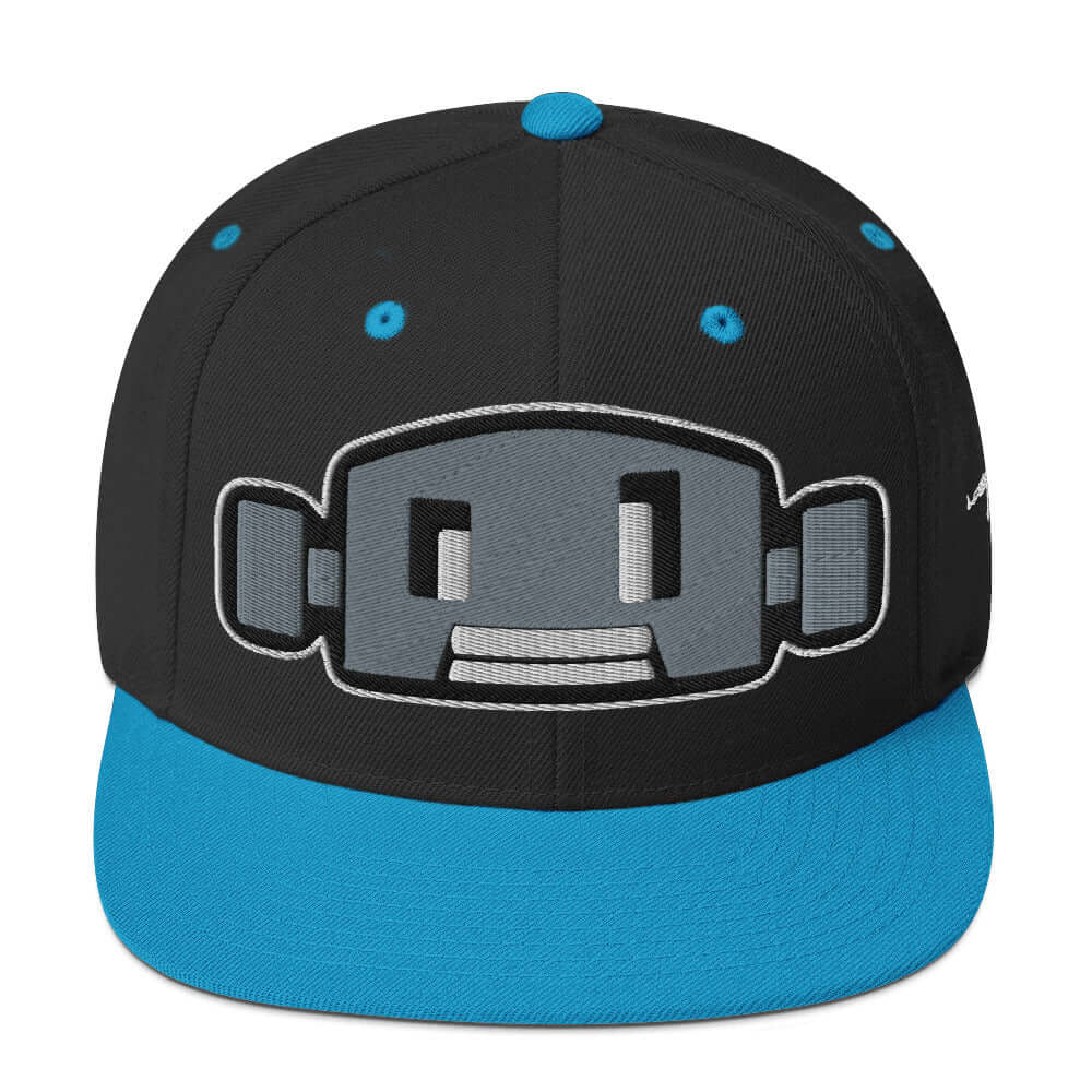 Angry BOT | Snapback Hat Product mockup