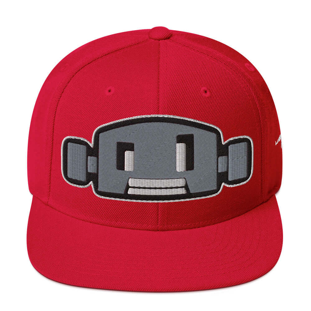 Angry BOT | Snapback Hat Product mockup