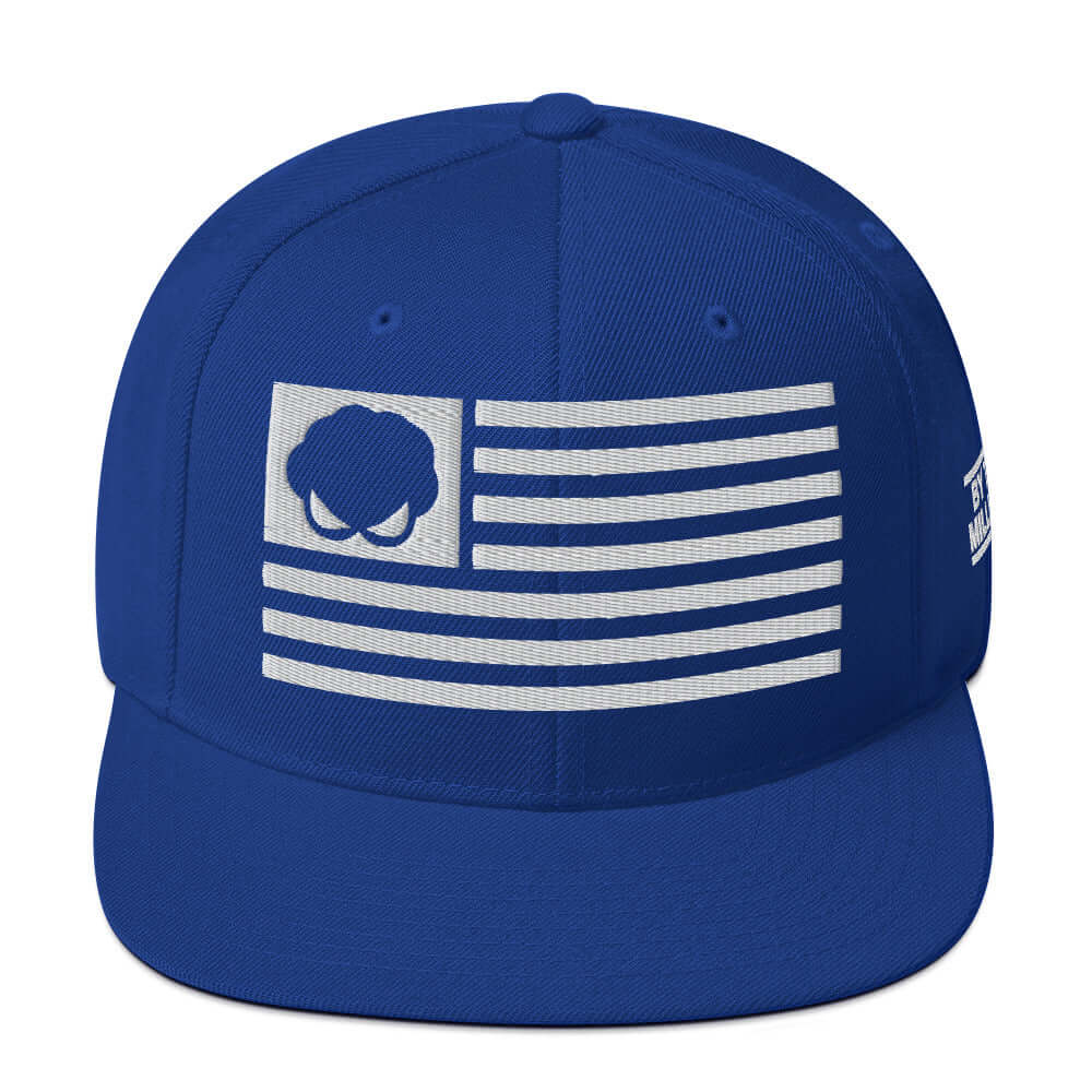 Riot Mind Studios Bravo Royal | Snapback Hat Product Mockup