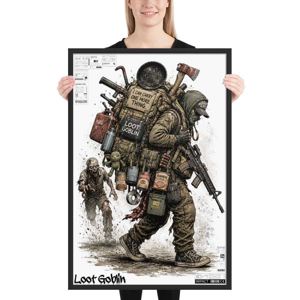 Zombie Loot Goblin Poster