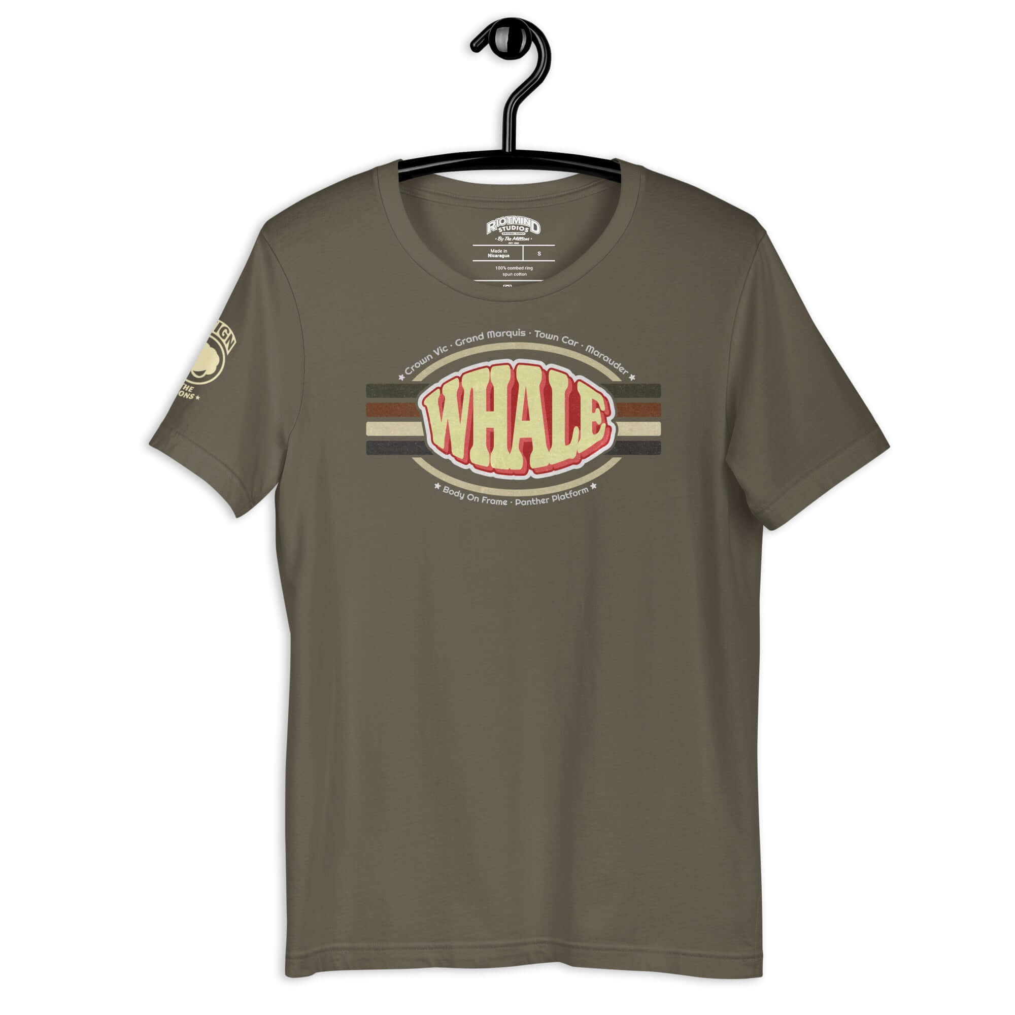 Retro Panther Whale — Graphic Tee