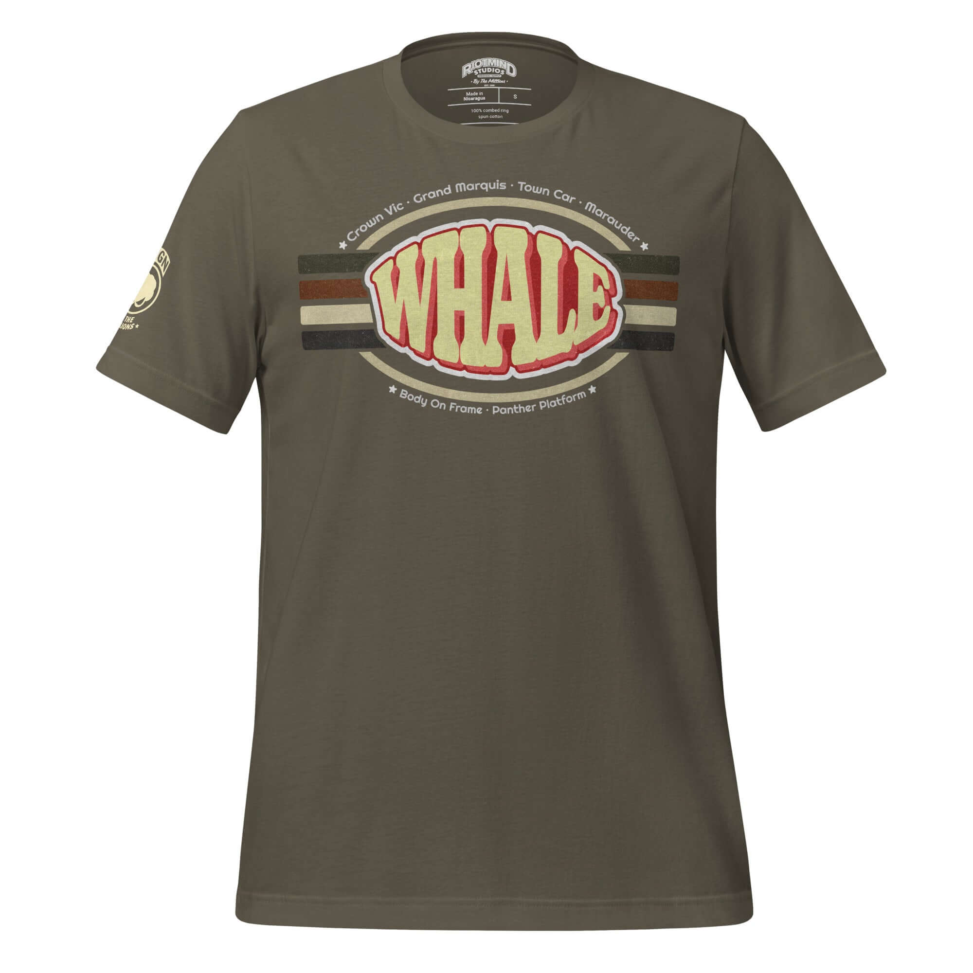 Retro Panther Whale — Graphic Tee