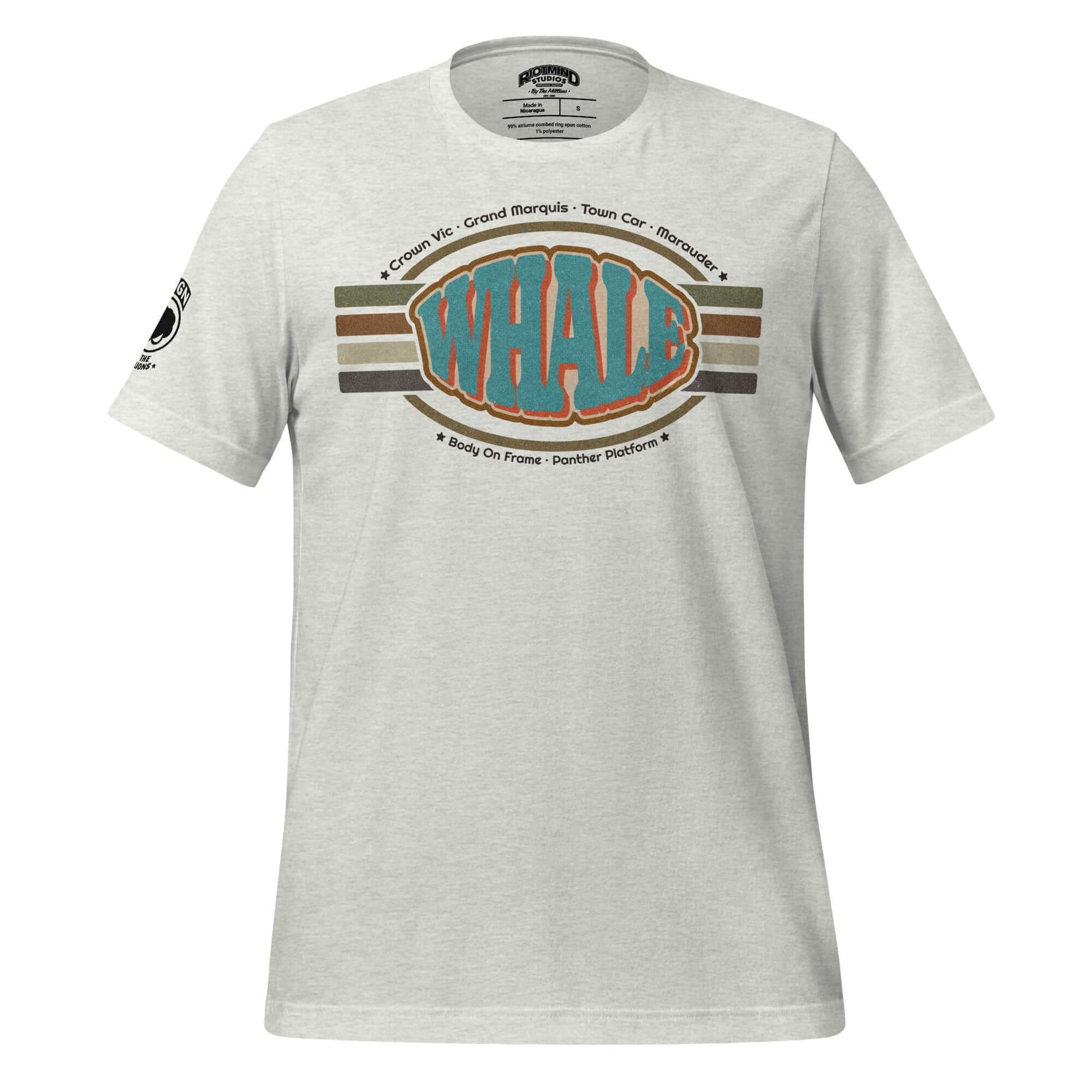 Retro Panther Whale — Graphic Tee