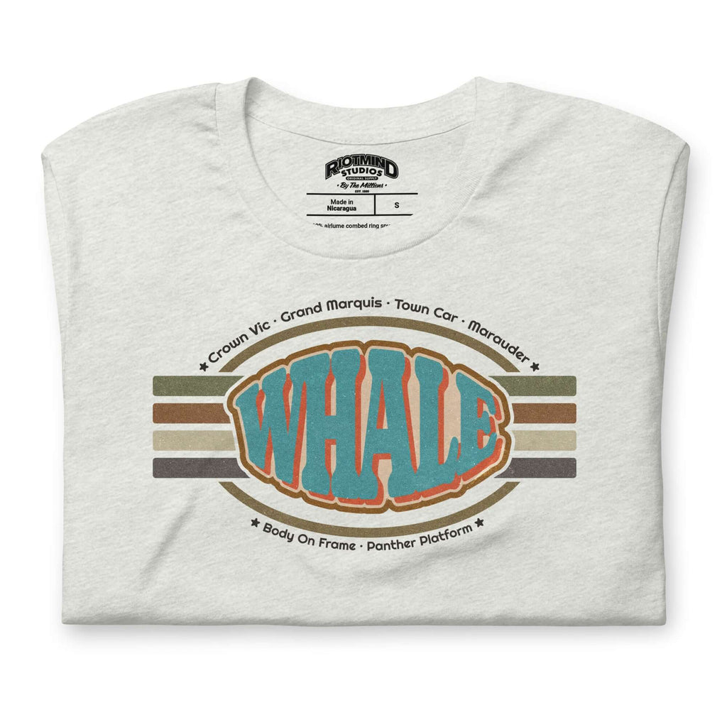 Retro Panther Whale — Graphic Tee
