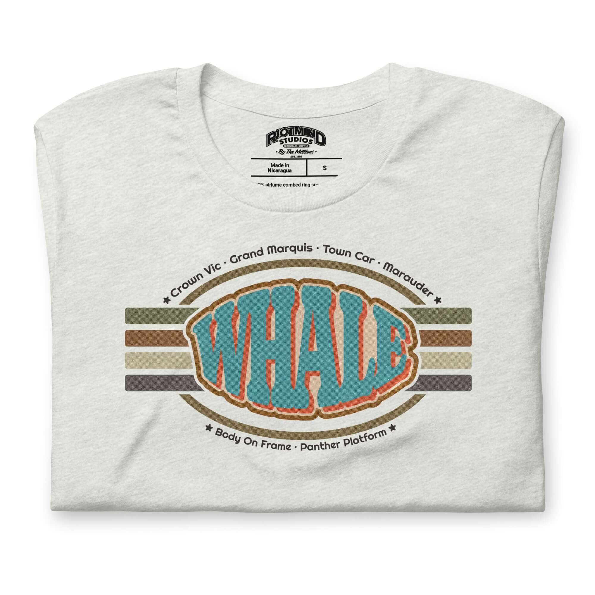 Retro Panther Whale — Graphic Tee