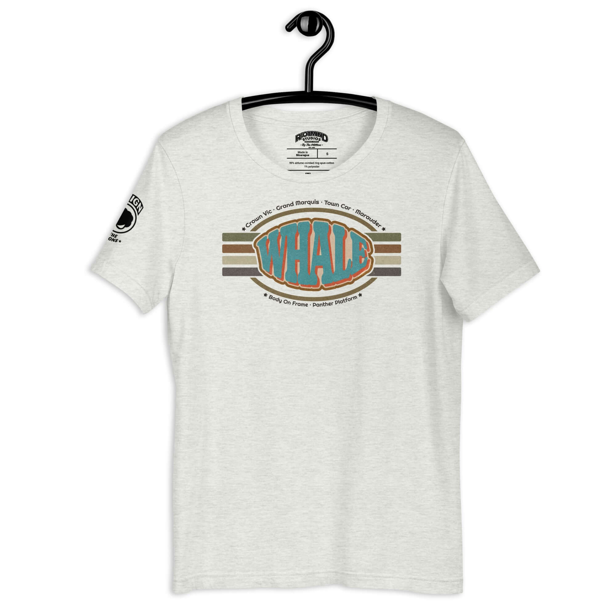 Retro Panther Whale — Graphic Tee