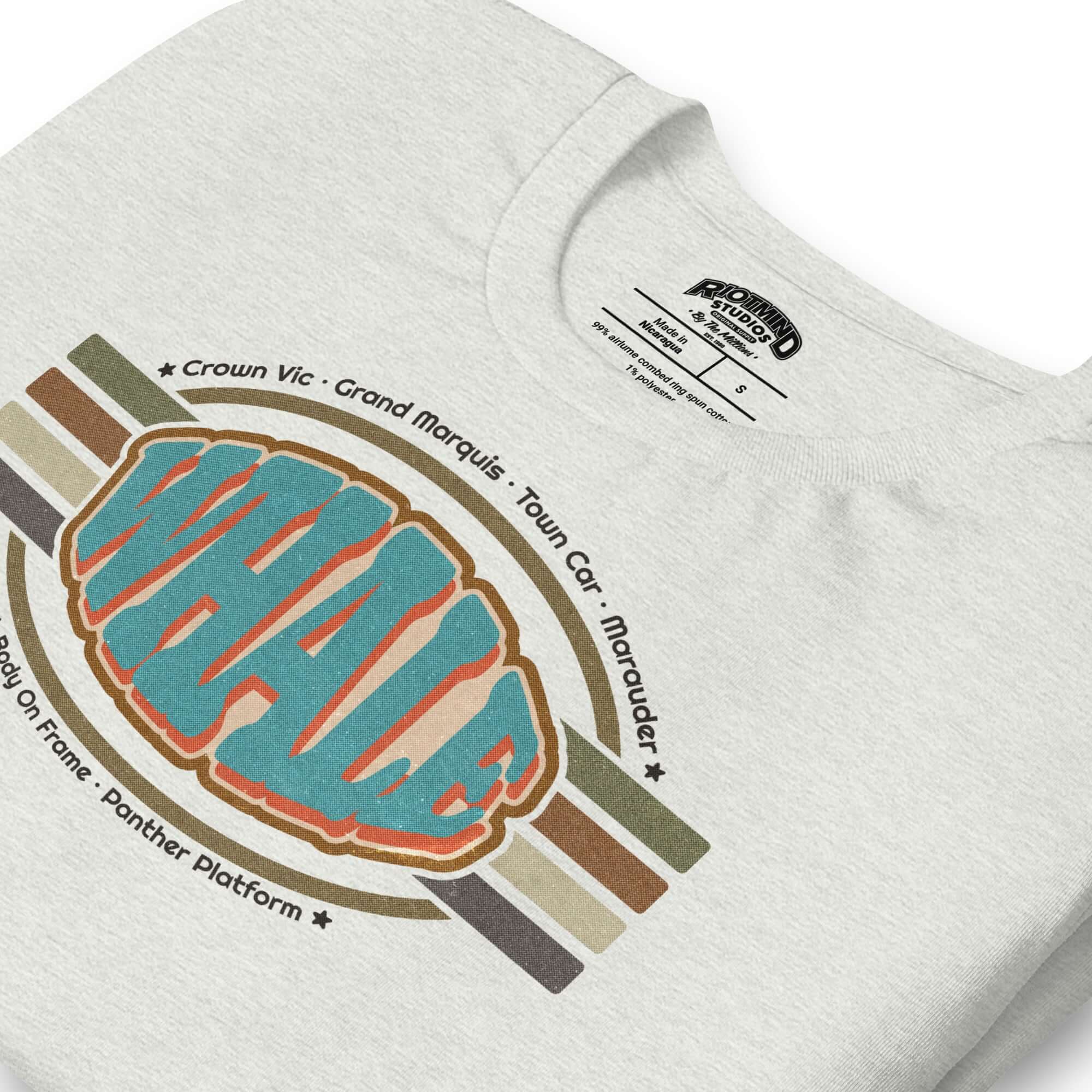 Retro Panther Whale — Graphic Tee