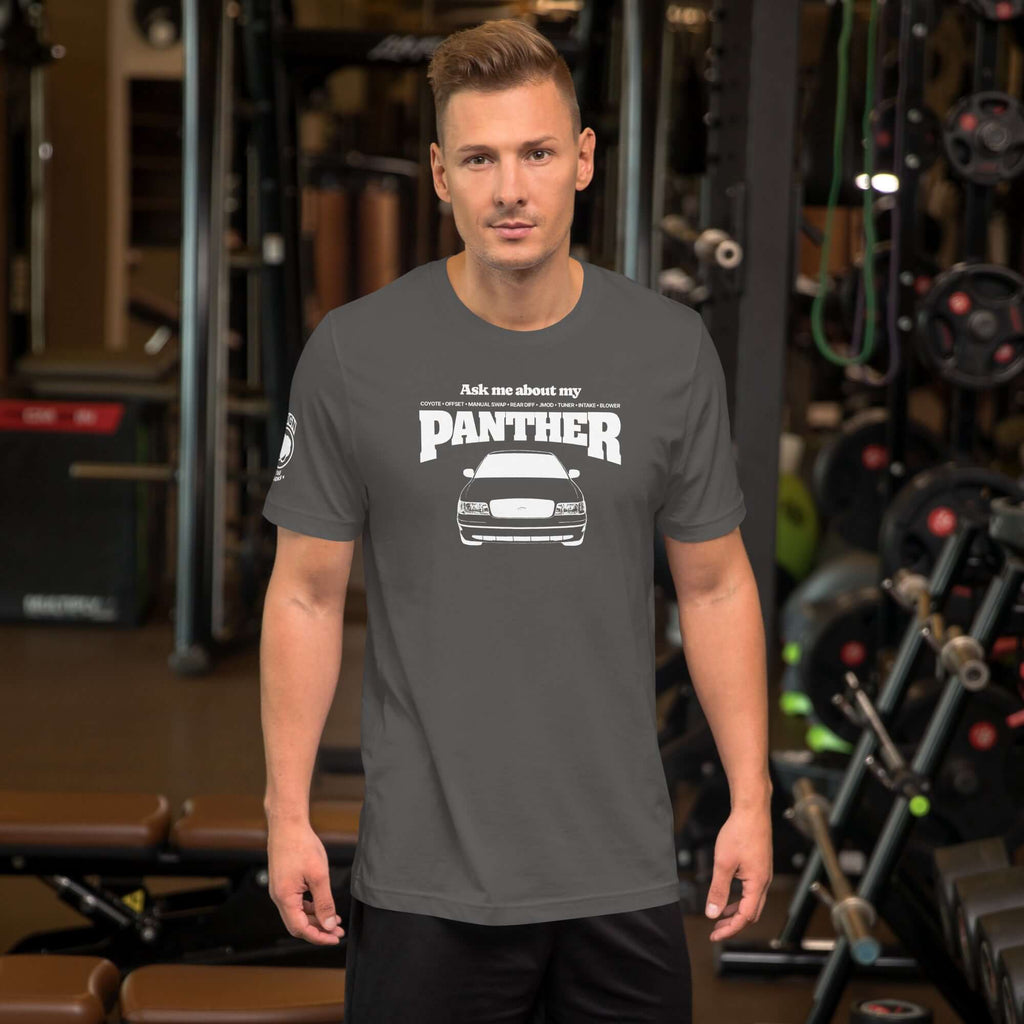 Ask me about my Panther — Graphic Tee